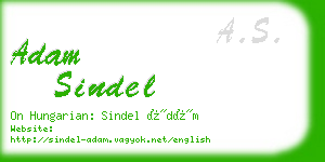 adam sindel business card